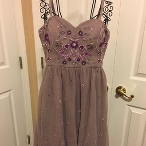 ModCloth Lavender Midi Dress